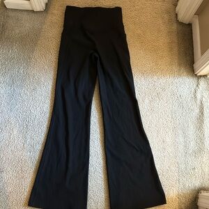 Athleta Ribbed Flare Leggings